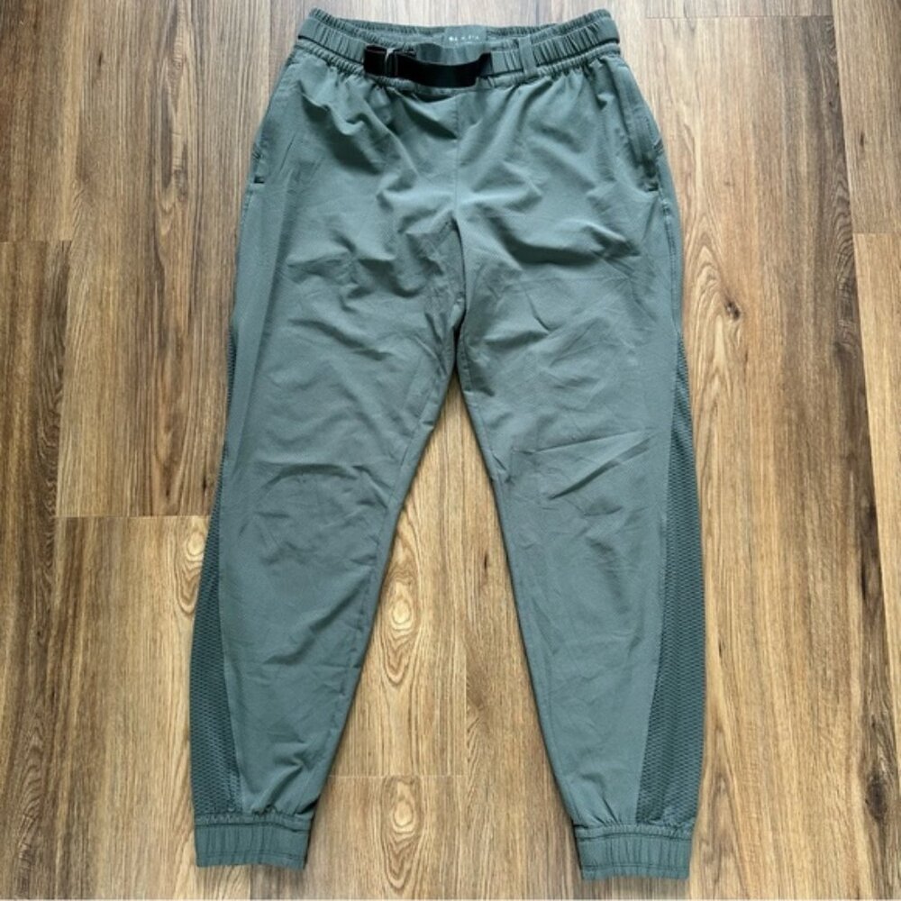 Athleta Jogger Women's 8 Green Quest Jogger High Rise Quick Dry Lightweight UPF